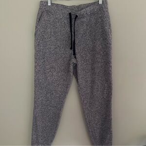 LL Bean Heathered Joggers Pants - Purple - Medium - Athleisure